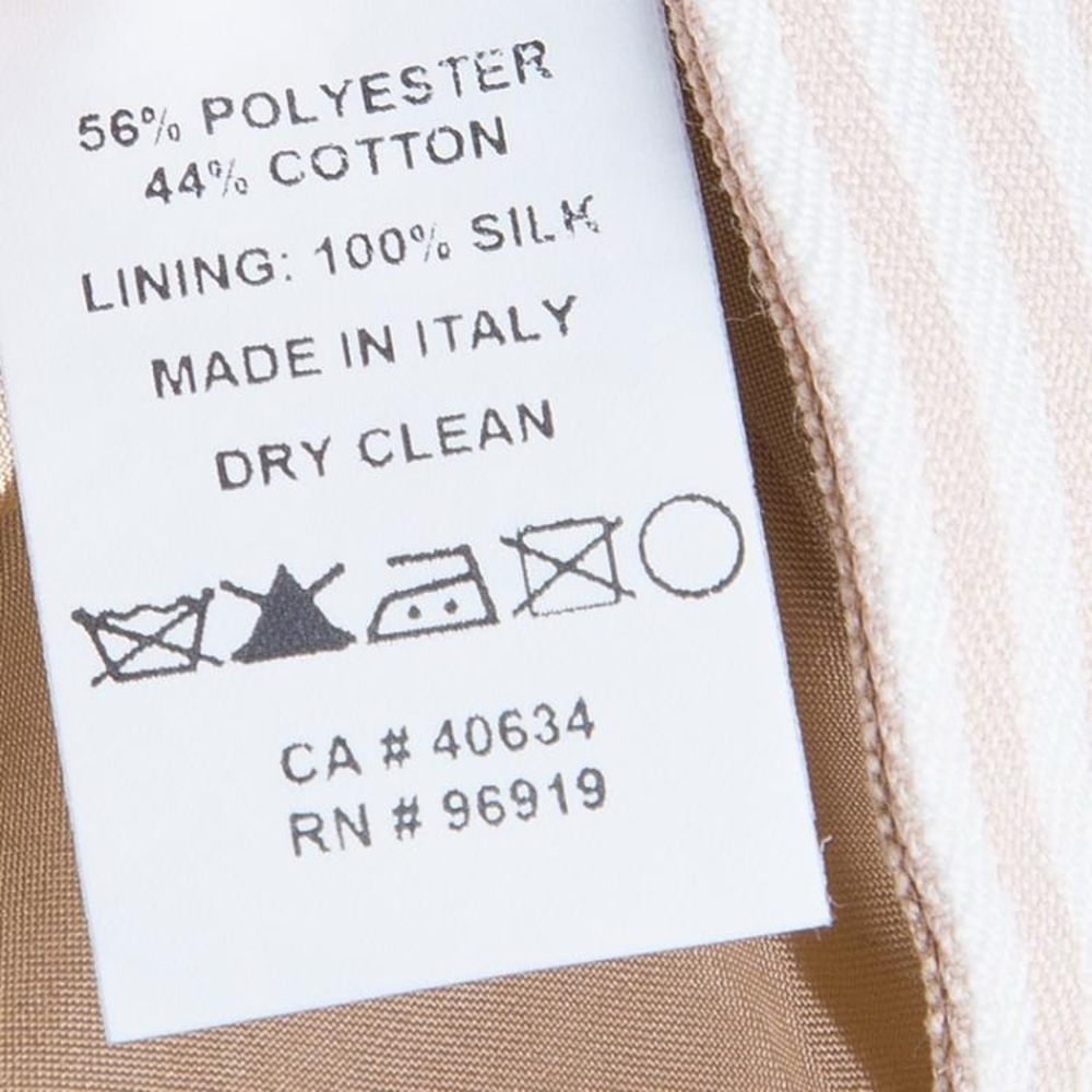 Marc Jacobs Beige Striped Pencil Skirt 4 - Picture 6 of 6